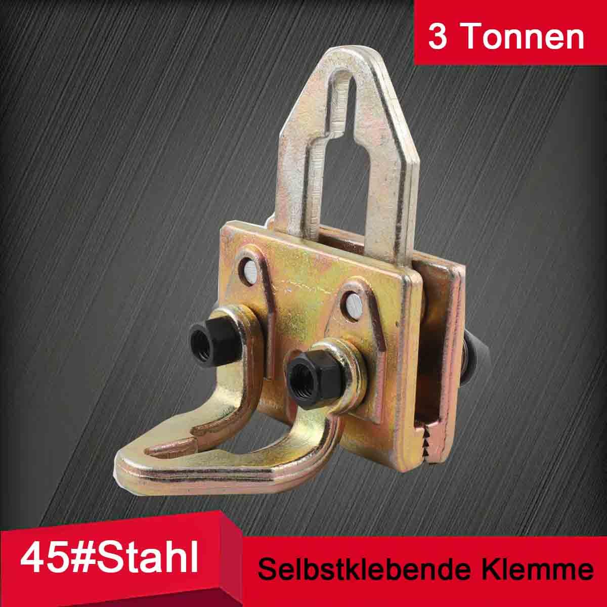 Pince de traction de carrosserie, 3 Tonnes à Fermeture Automatique pour Carrosserie Pince de Traction pour Carrosseries, Réparation de Carrosserie Automobile