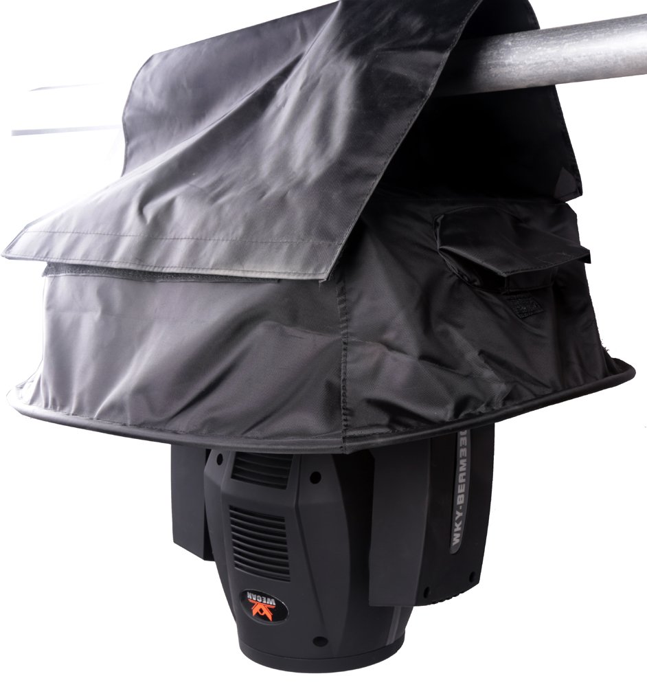 8Pack Coperture Parapioggia per Testa Mobile Led Luci, Rain Cover Teste Mobili Beam 7r 230w Parapioggia Impermeabile Luci Dj Par Led Esterno, Rain Coat Raincover per Moving Head Light Outdoor
