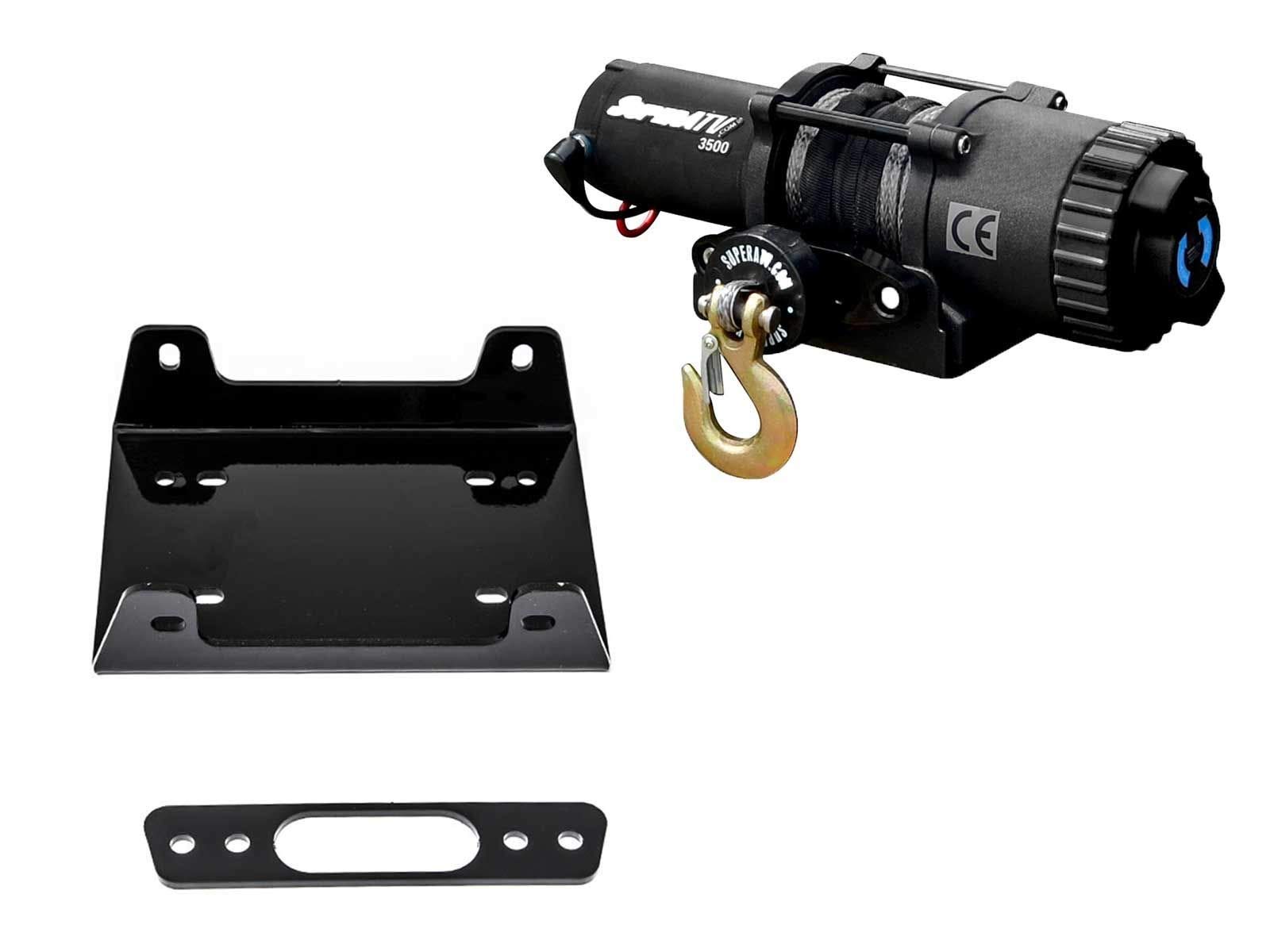 SuperATV Yamaha Wolverine X2 1000 Winch Mounting Plate