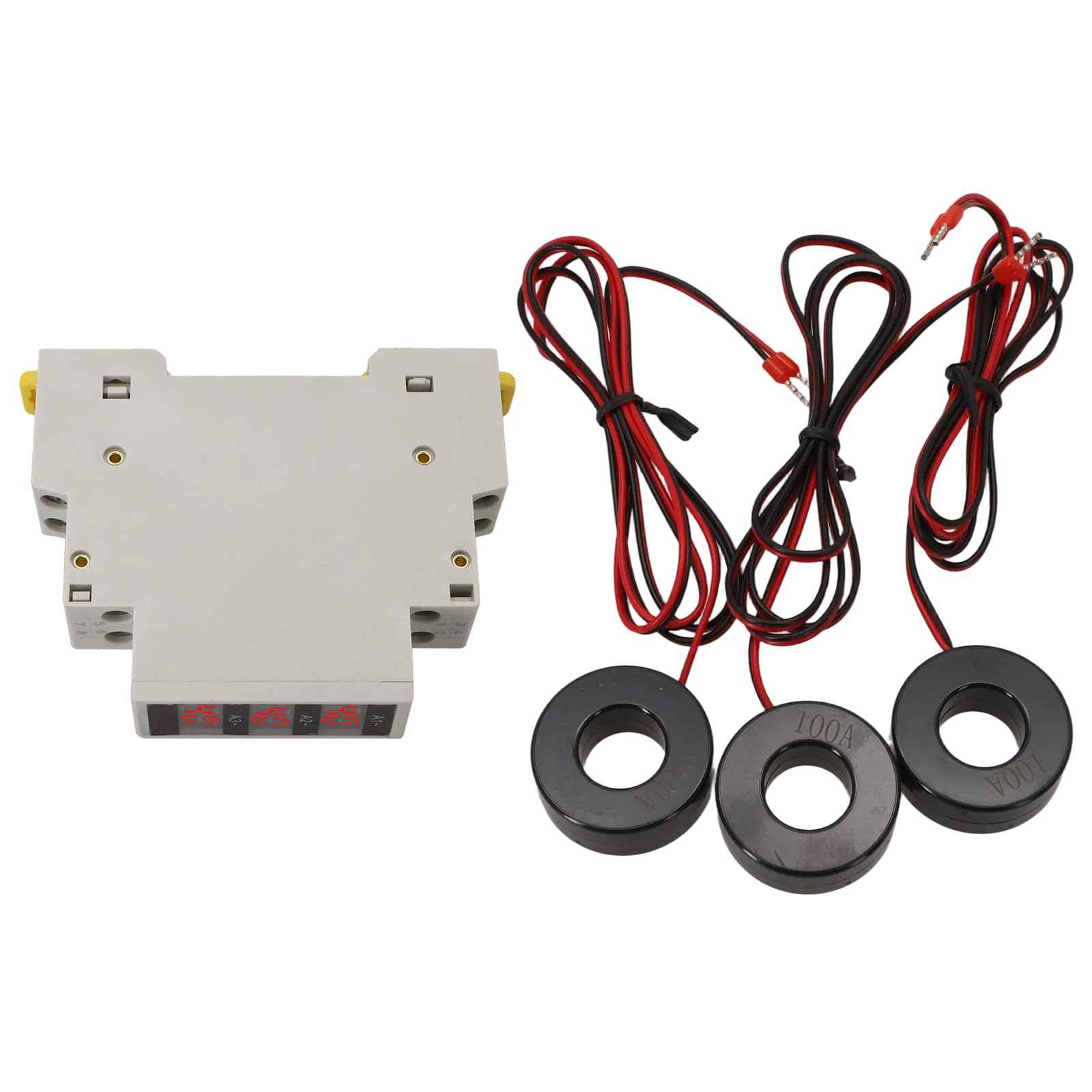 AC390-500V 3-fase DIN-rail Voltmeter Ampèremeter Overspanning