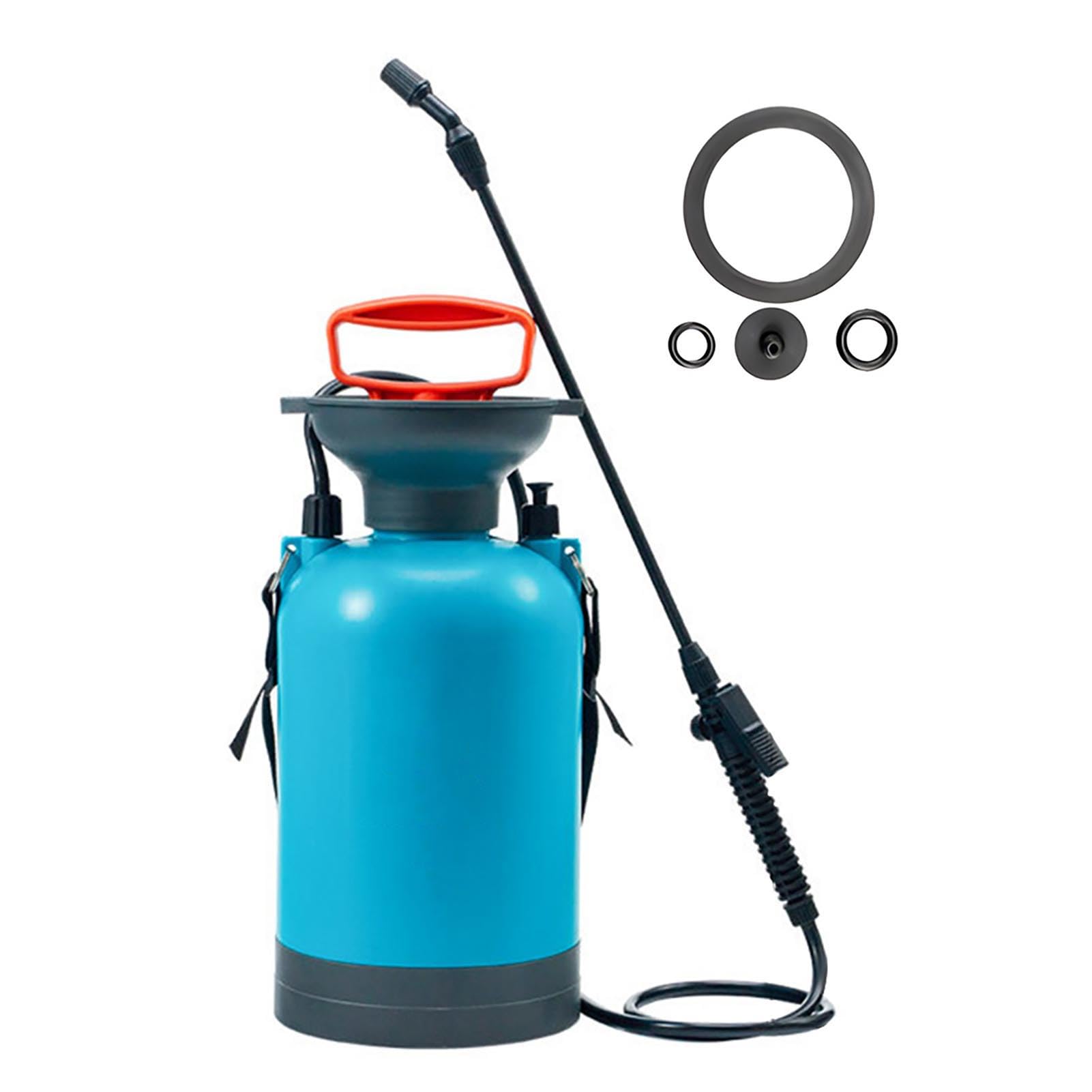 Pulvérisateur de Jardin à Pression à Pompe Portable Haute Pression 2 Modes de pulvérisation Pulvérisateur de Jardin pressurisé de Grande capacité Gris 8L avec manomètre (5L avec Socle)