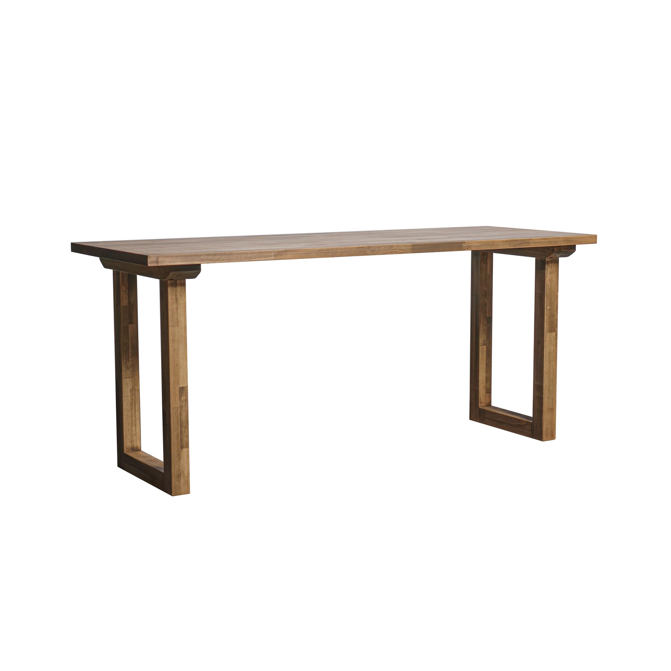 パソコンデスク(ミディアムブラウン) 清水材木店