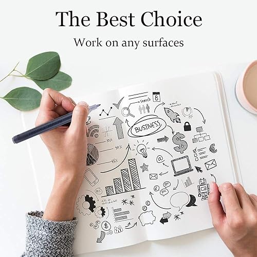 Miniatura 7 de Rotuladores de pintura blanco y negro, 6 unidades, marcador permanente acrílico blanco de 0.028 in, bolígrafos blancos para pintura de roca, piedra,