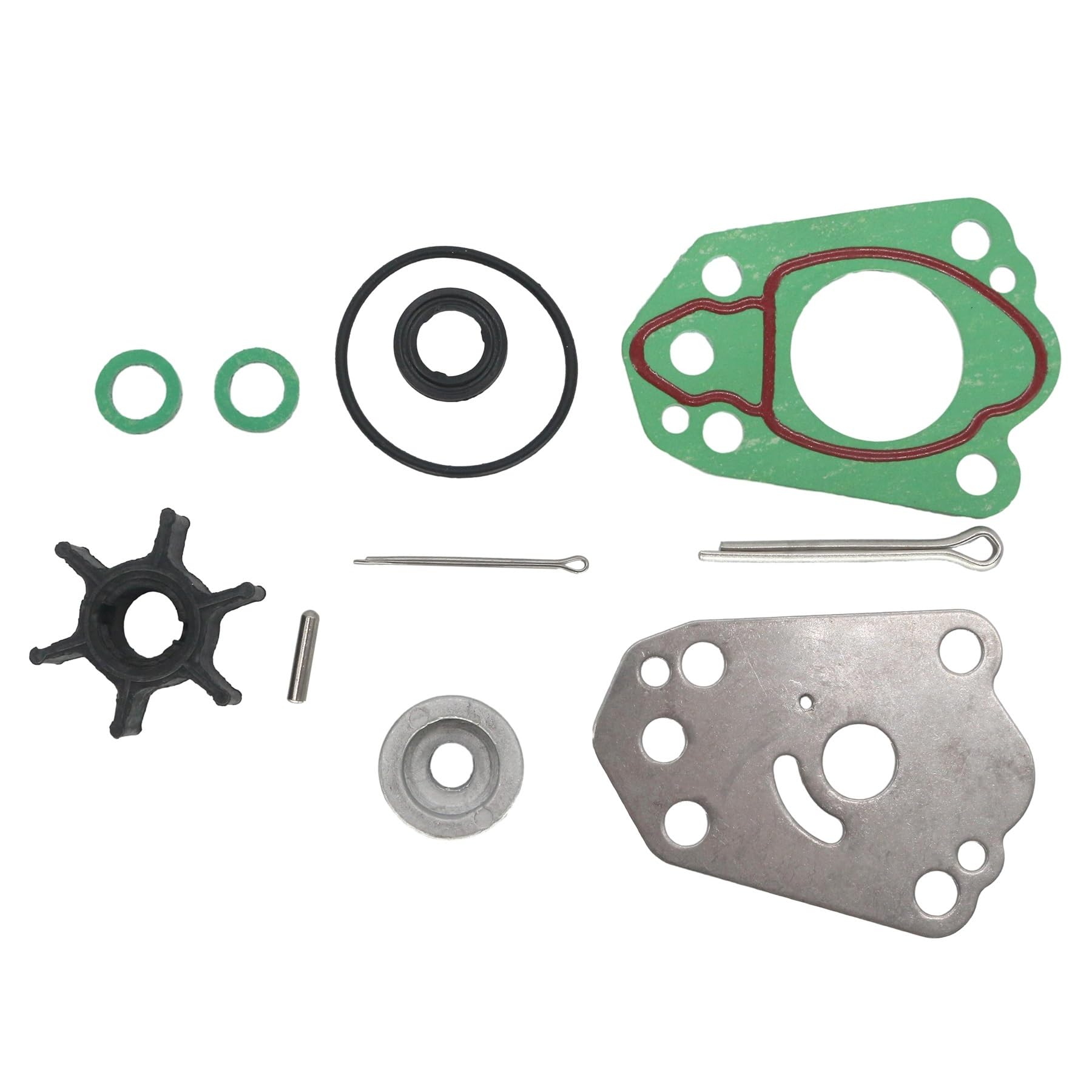 17400-97810 Kit Pompa Acqua Adatto per Motori fuoribordo Suzuki 2HP 2.5HP 4 Tempi dal 2012 in Poi 17400-97810-000 Boat