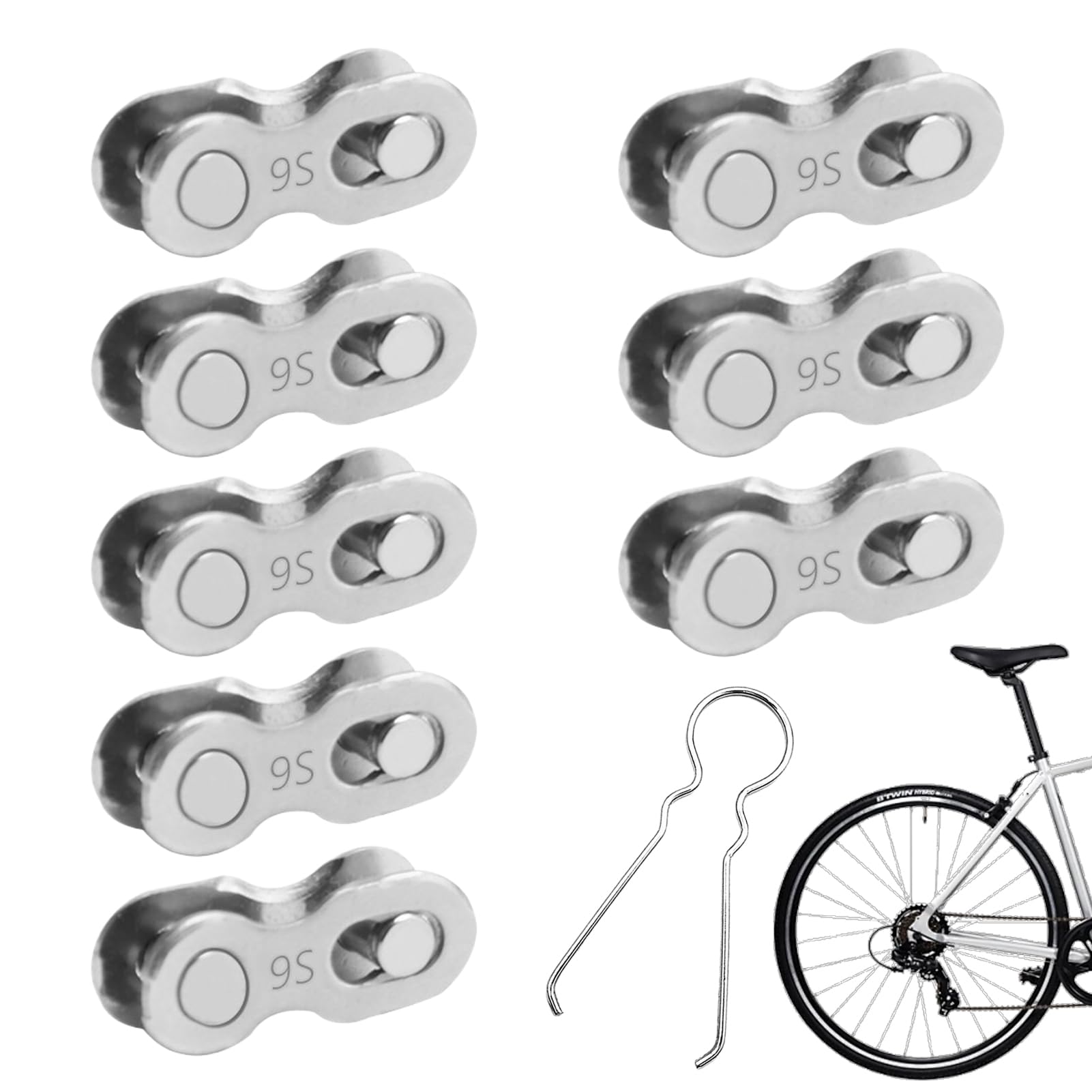 rennrad kette wechseln mit kettenschloss 8 Paar Fahrradkette 9 Fach, Fahrradkettenglied, Fahrrad Kettenverschluss Glied Montagehilfe, Fahrrad Stahlverbinder, für Mountainbike Rennrad, für 9 Geschwindigkeitskette Sport & Freizeit Pedale Nylon für Fahrrad 2015-chevrolet-colorado-esi6948936 Size:XL (29