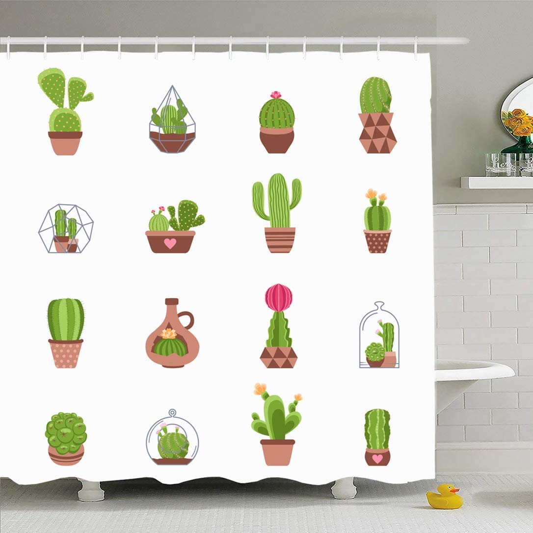 Amazon｜フック付きシャワーカーテンセット60x72ピクトグラムユーザー