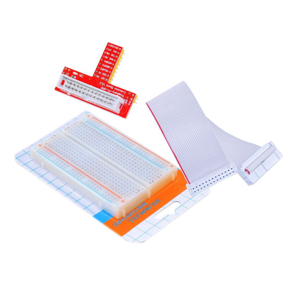 Contempo Views Advanced GPIO Kit for Raspberry Pi 2 & 3: Includes 400-hole Breadboard 1202