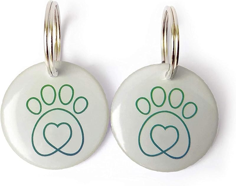 Plaquinhas RFID Redondas para Alimentador e Fonte PetLibro One, PETQUALITY Show That Love — Pacote com 2