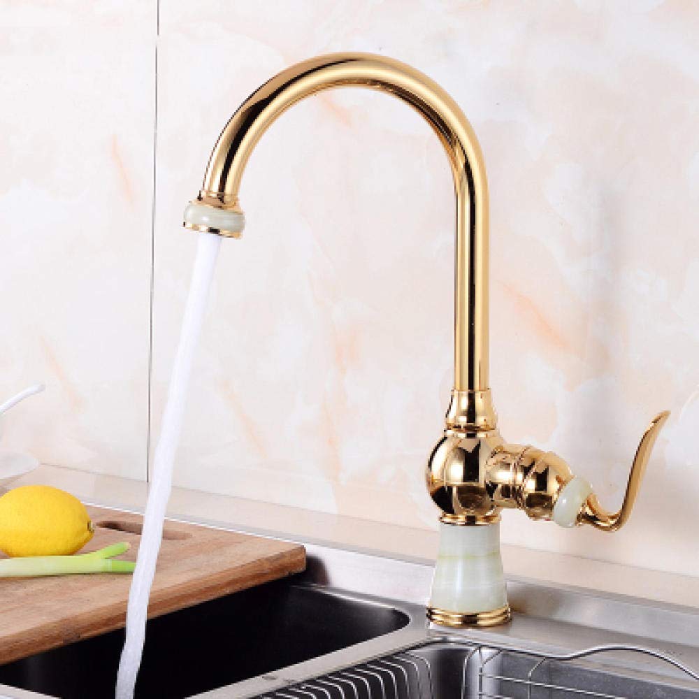 Mitigeur de cuisine eau chaude et froide avec bec pivotant en laiton A287