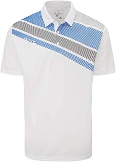 Stuburt Mens Holt Breathable Moisture Wicking Summer Golf Polo Shirt