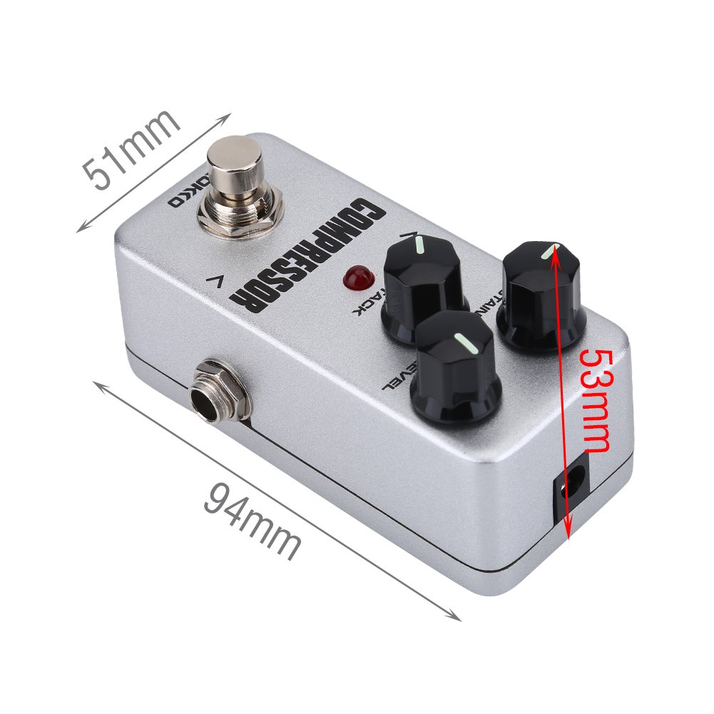 KOKKO FCP2 Compressor Sustainer Mini Effect Pedal per accessori per chitarra elettrica
