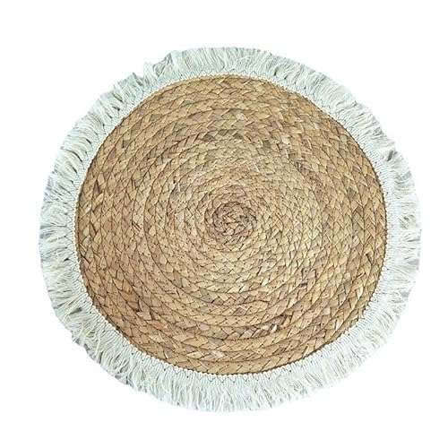 �e�[�u���}�b�g�A 20/25/30 �Z���`���[�g�����E���h�D��^�b�Z���v���[�X�}�b�g�A�V�R�E�H�[�^�[�q���V���X�v���[�X�}�b�g�A�_�C�j���O�e�[�u���p�ґg���e�[�u���}�b�g(25cm With tassels)