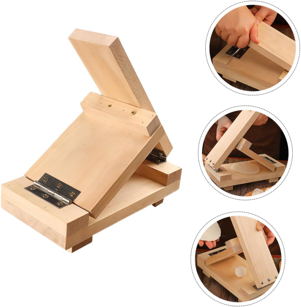 Gatuida Practical Dumpling Press Dumpling Dough Presser Peel Maker Kitchen Tool for Efficient Wrapping