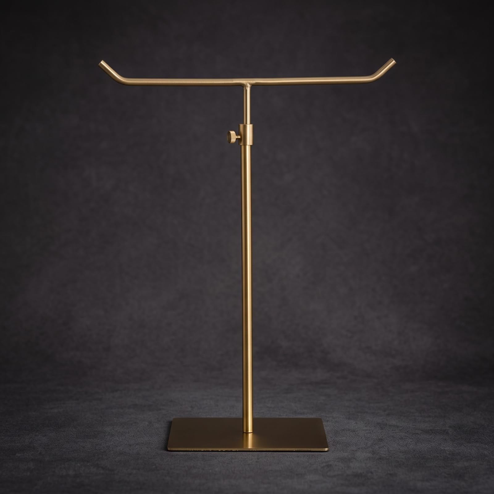 F Fityle Soporte Metal con Barra en T Metálico , Oro