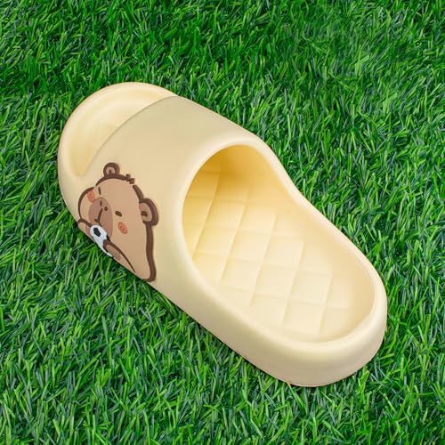Image of Men's and Women's Capybara Slides,Cute Capybara Slippers for Indoor Outdoor,Non Slip Quick Drying Shower Shoes,Comfort Cloud Slides Sandals