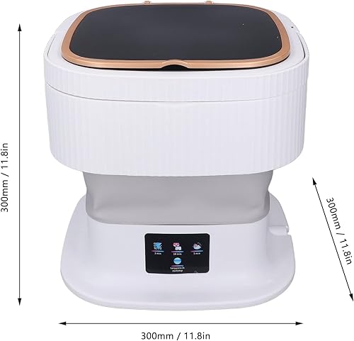 Miniatura 2 de Pssopp Lavadora portátil de lavandería, limpiador de ropa interior de bebé de 11.5 litros con manguera de drenaje para uso en casas rodantes en