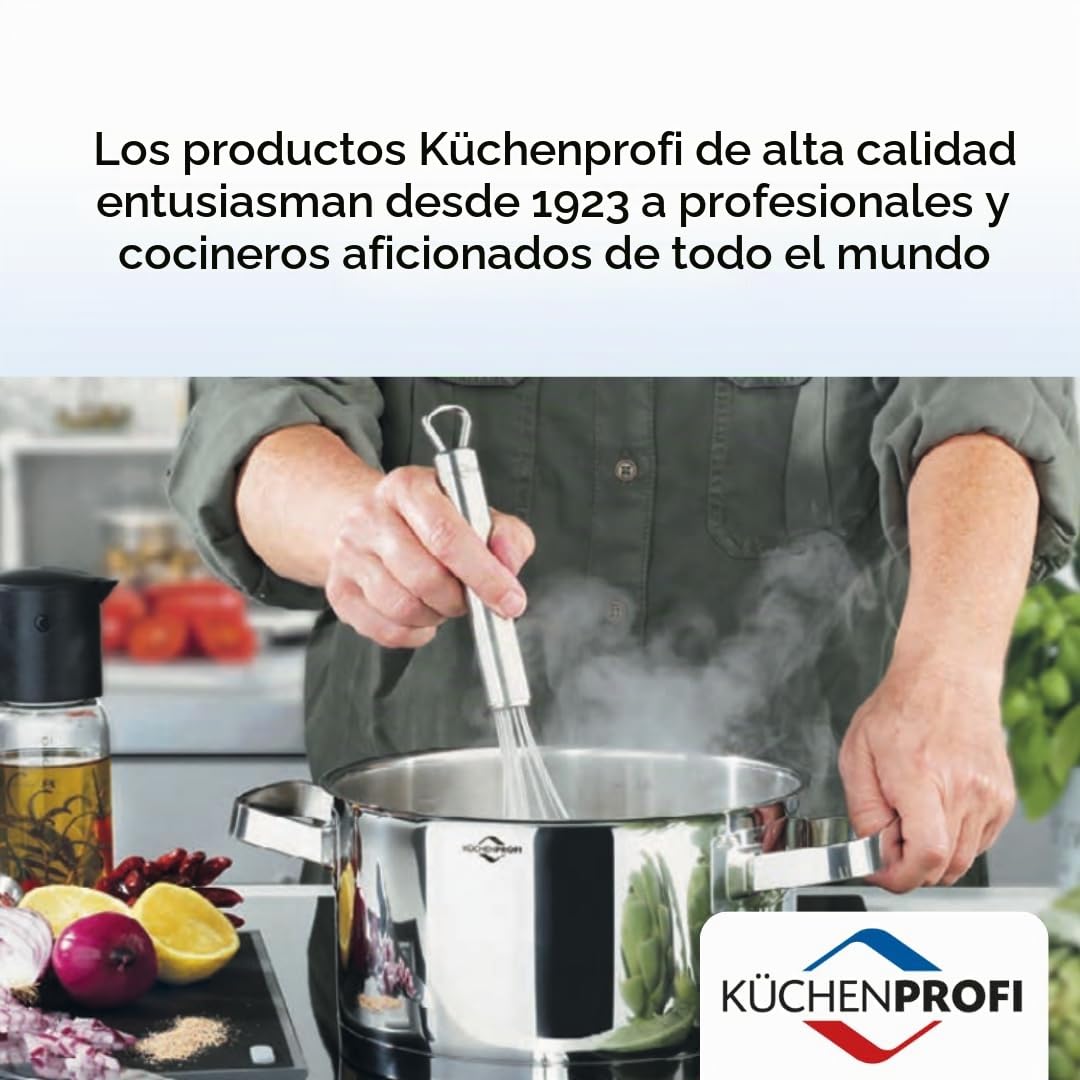 Picadora de carne Küchenprofi 0825562805 de acero inoxidable, tamaño 5, plateado