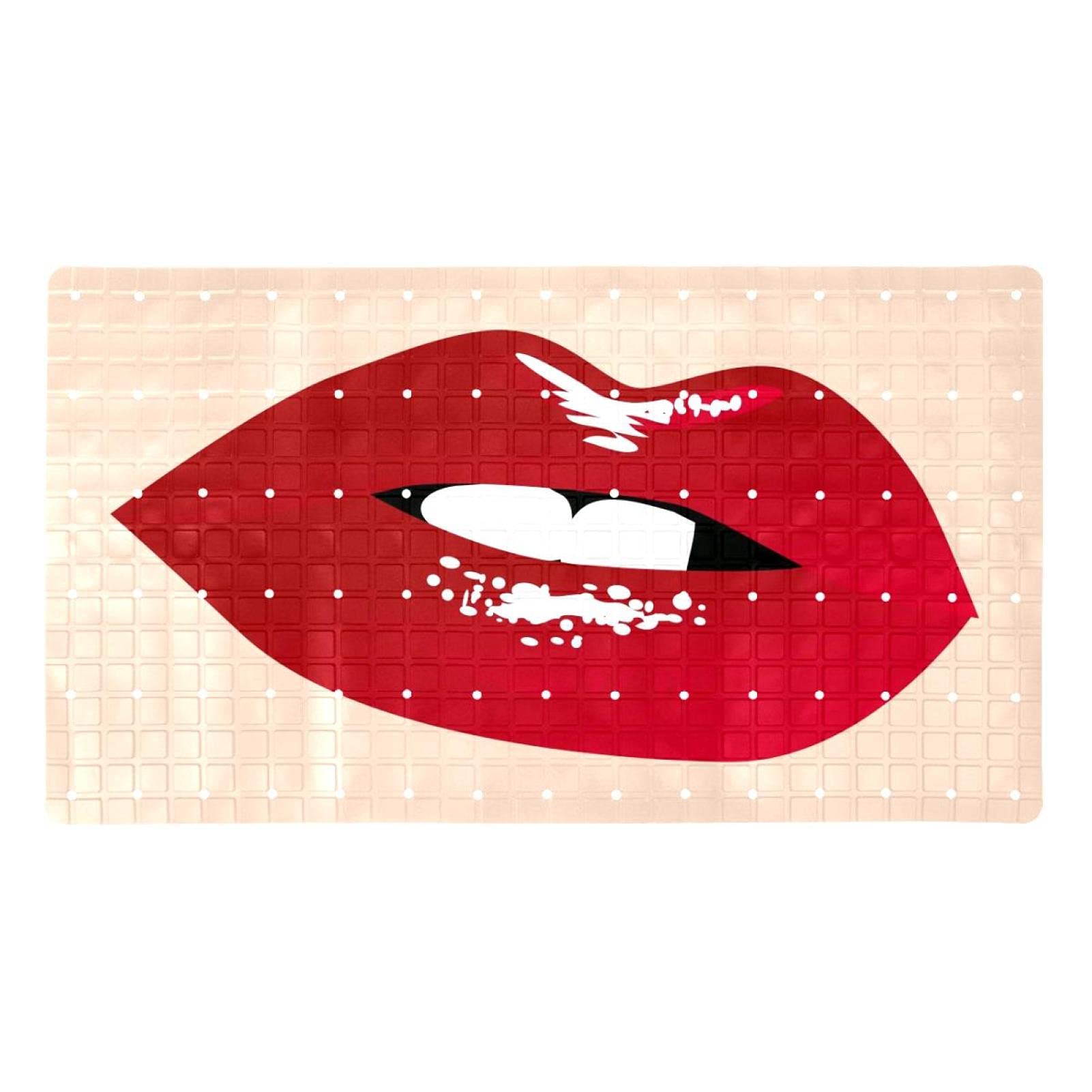 Tapis de bain antidérapant anti-glisse à ventouses pour baignoire 40x70