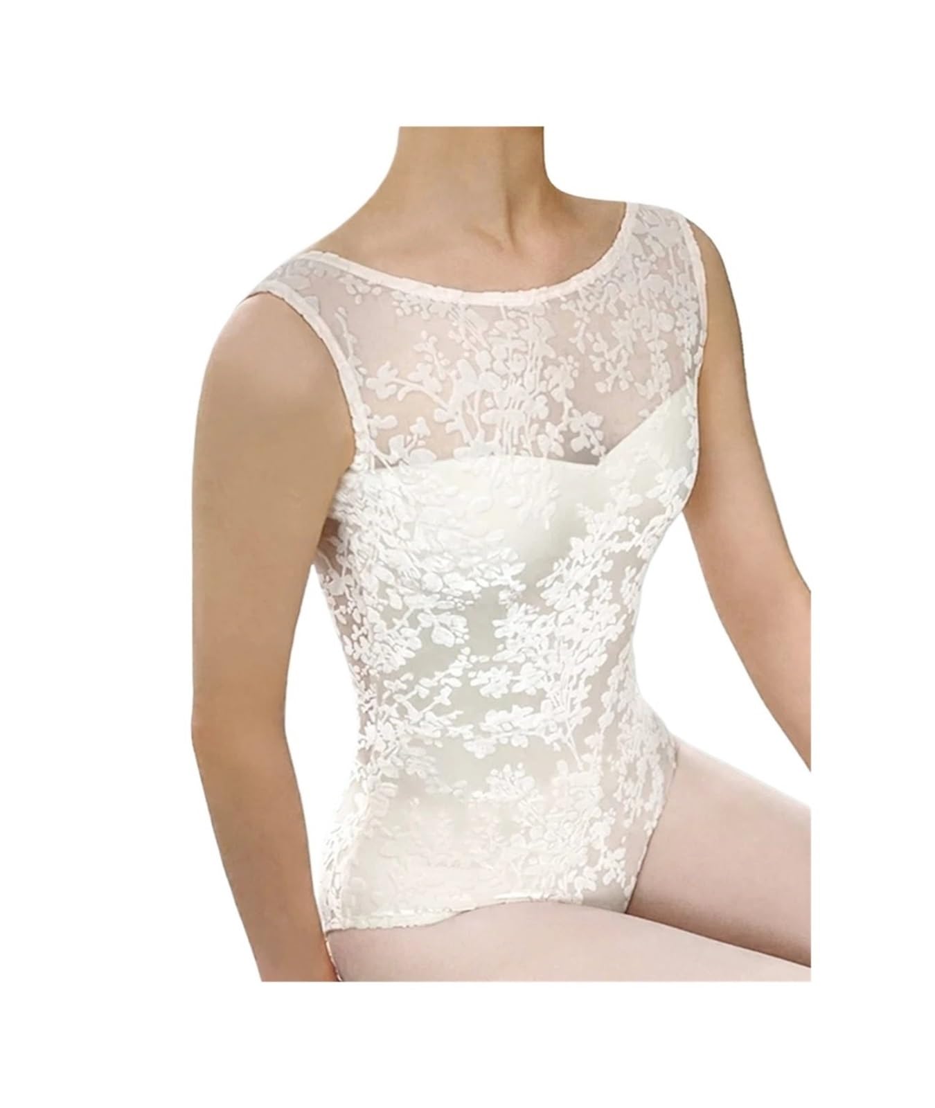 Maillot Ballet Leotardo de Ballet for Mujer, Elegante, de Encaje, for práctica en Equipo, Gimnasia, Baile, Yoga y Ballet.(S)