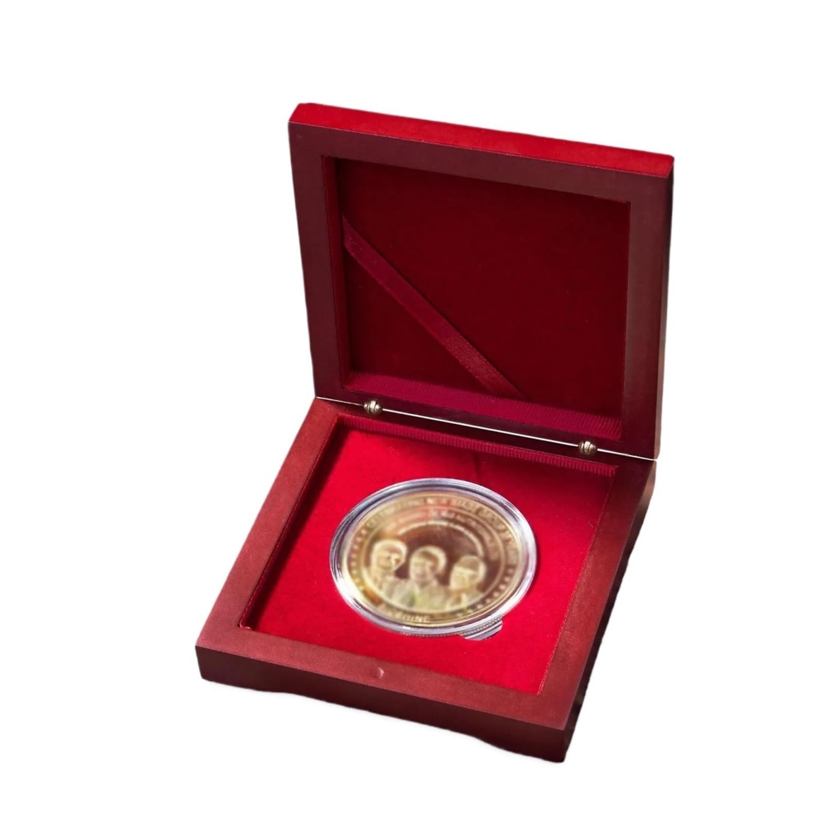 ZythrXLate Wooden Coin Collection Box Medal Presentation Box Coin Holder Wooden Storage Display Case for Collectors Jewelry Collectible for Coin Collectors