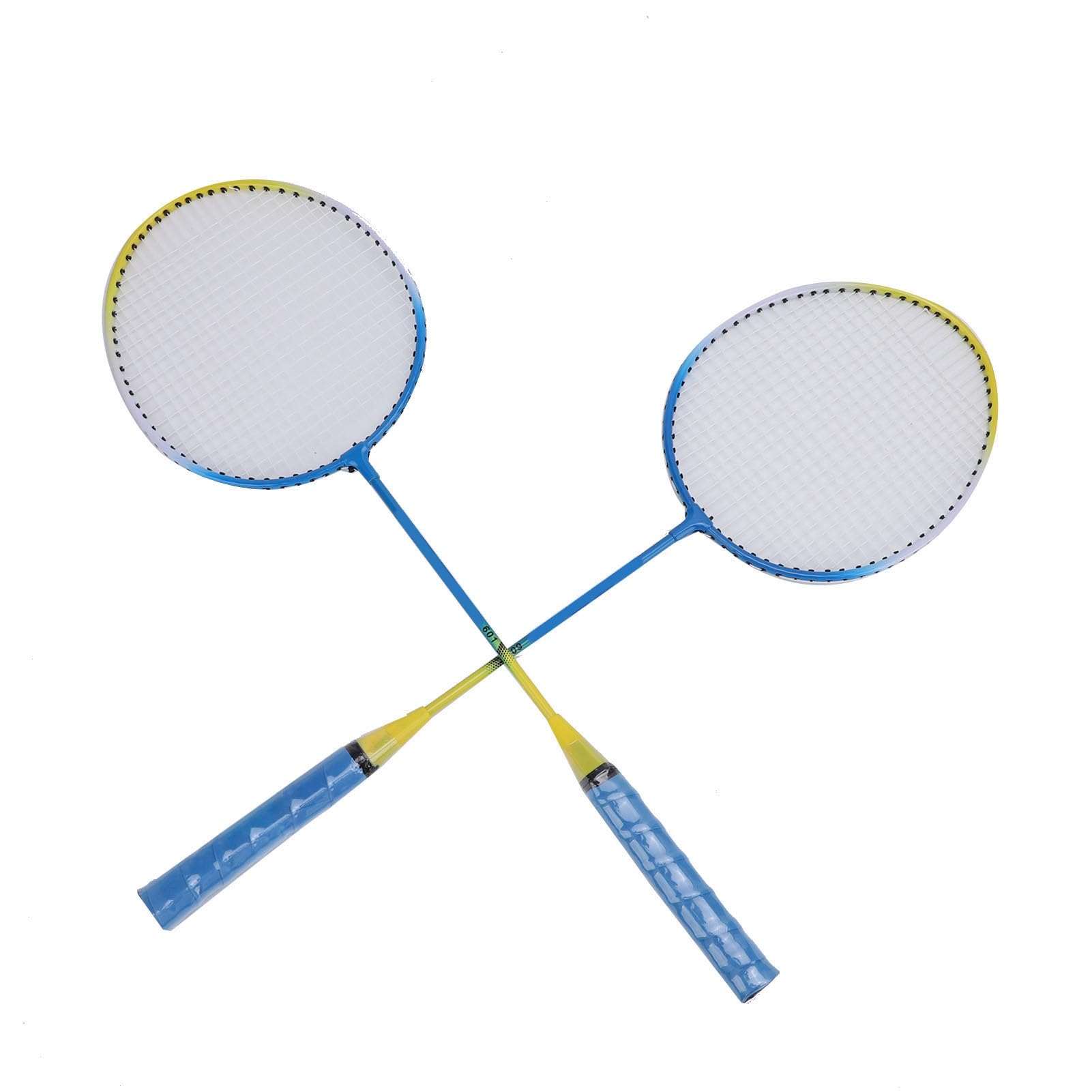 Generic Juego de Volante de Raqueta de Bádminton con Bolsa de Transporte para Entrenamiento y Diversión, Juego de 2 Jugadores con Agarre Cómodo y Control Mejorado