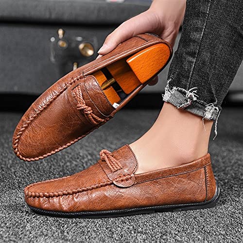 Men's Loafers Shoes Penny Loafers Solid Colors Simple Vegan Leather Comfortable Anti-Slip Lightweight Walking Prom Slip-on4