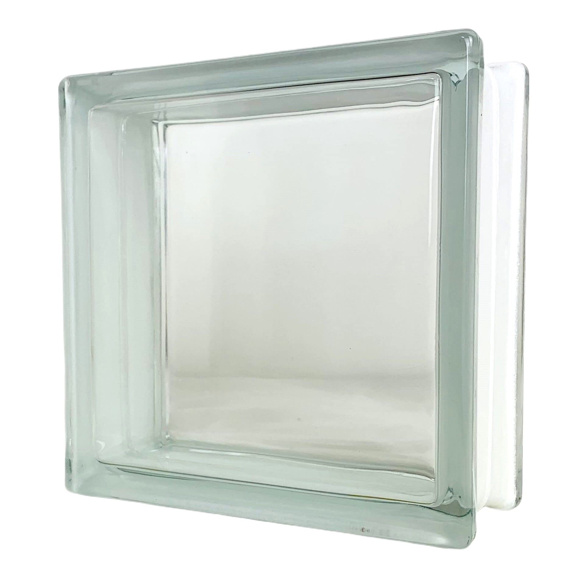 レアデザイン☆EMMONS☆ツートーンギブレガラス☆ビッグサイズスクエアブローチ レアデザイン☆EMMONS☆ツートーンギブレガラス☆ビッグサイズ