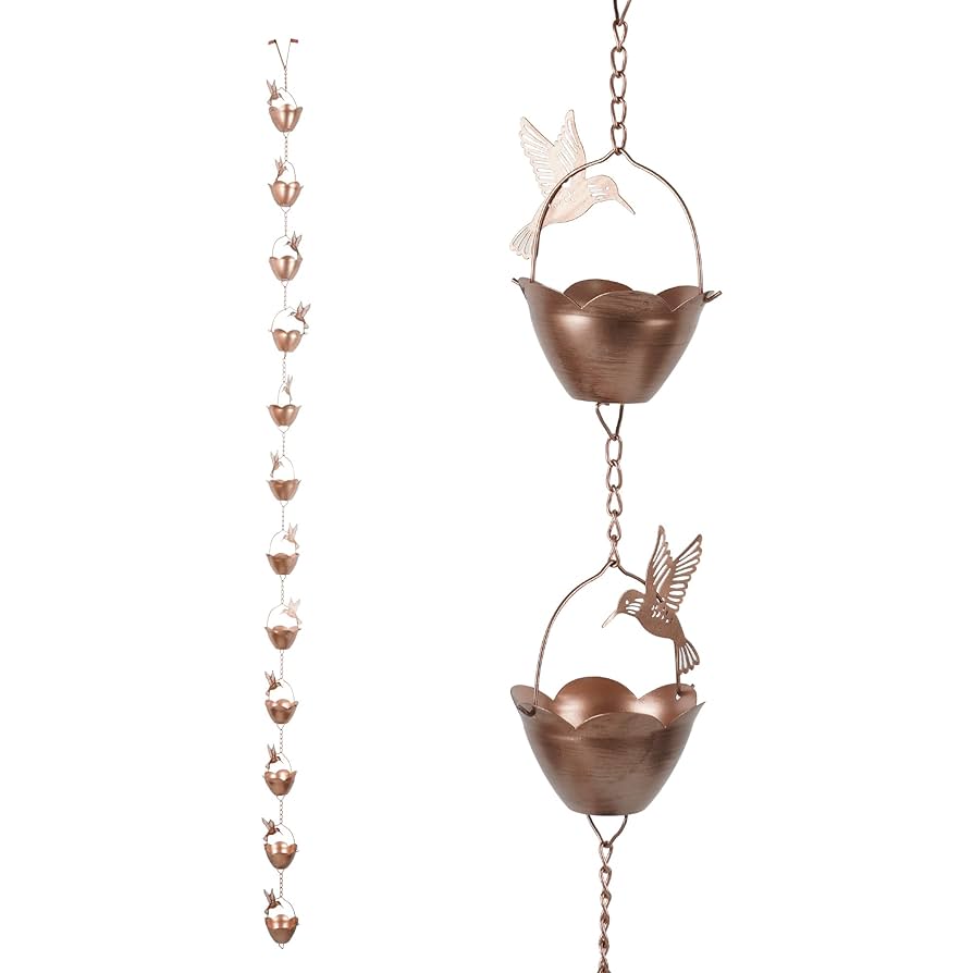 Amazon.com : Topadorn 7.85 FT Rain Chains Decorative Iron