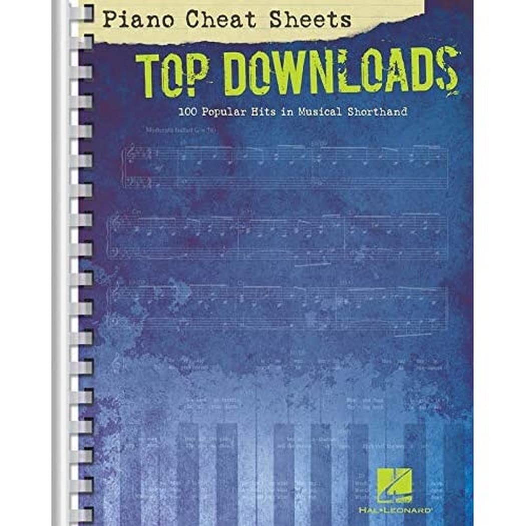 Top Downloads: 100 Popular Hits in Musical Shorthand (Piano Cheat Sheets)