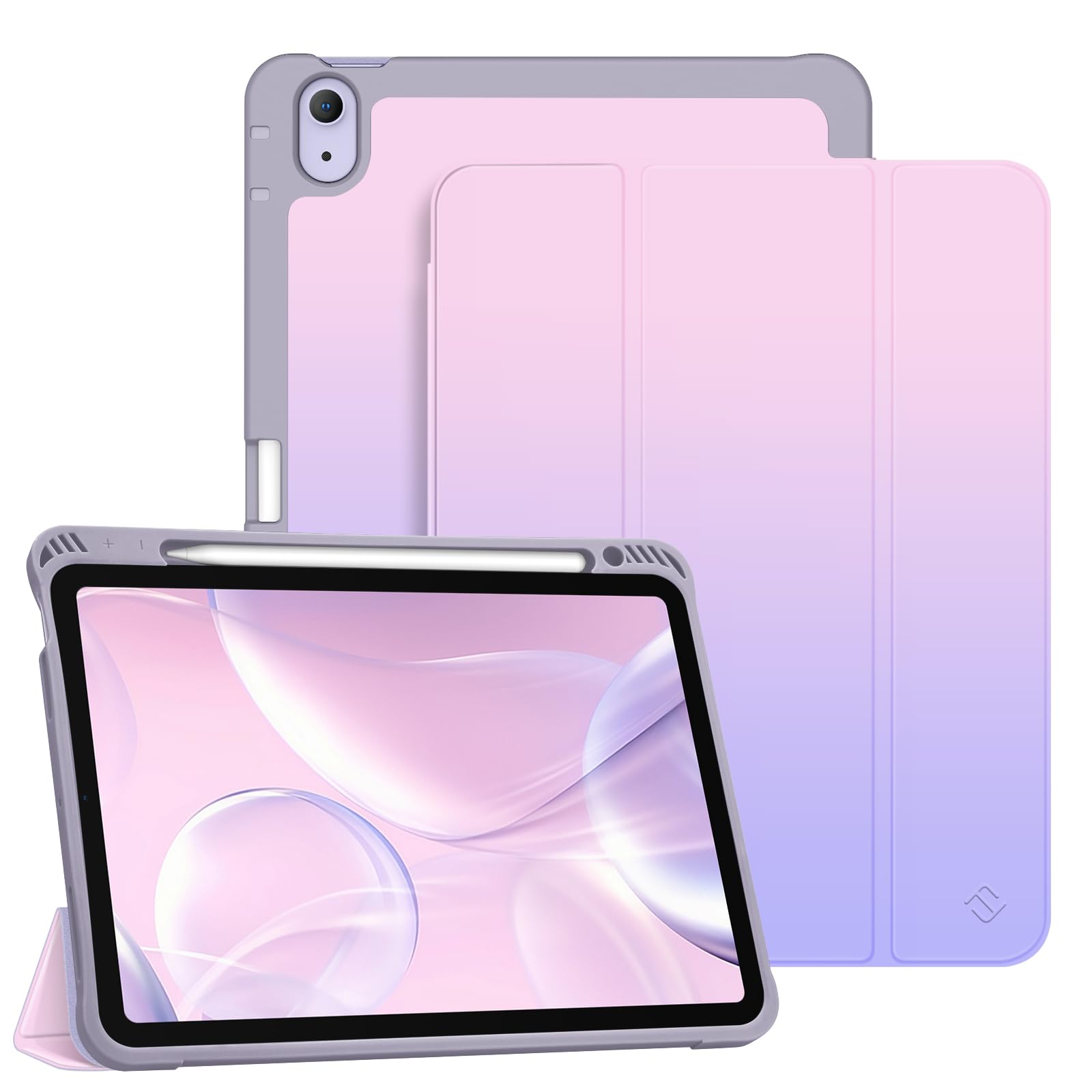 Fintie SlimShell Flexible TPU Back Case With Pencil Holder For IPad Air 11 Inch M2 (2024), IPad Air 5th Generation (2022) / IPad Air 4th Generation