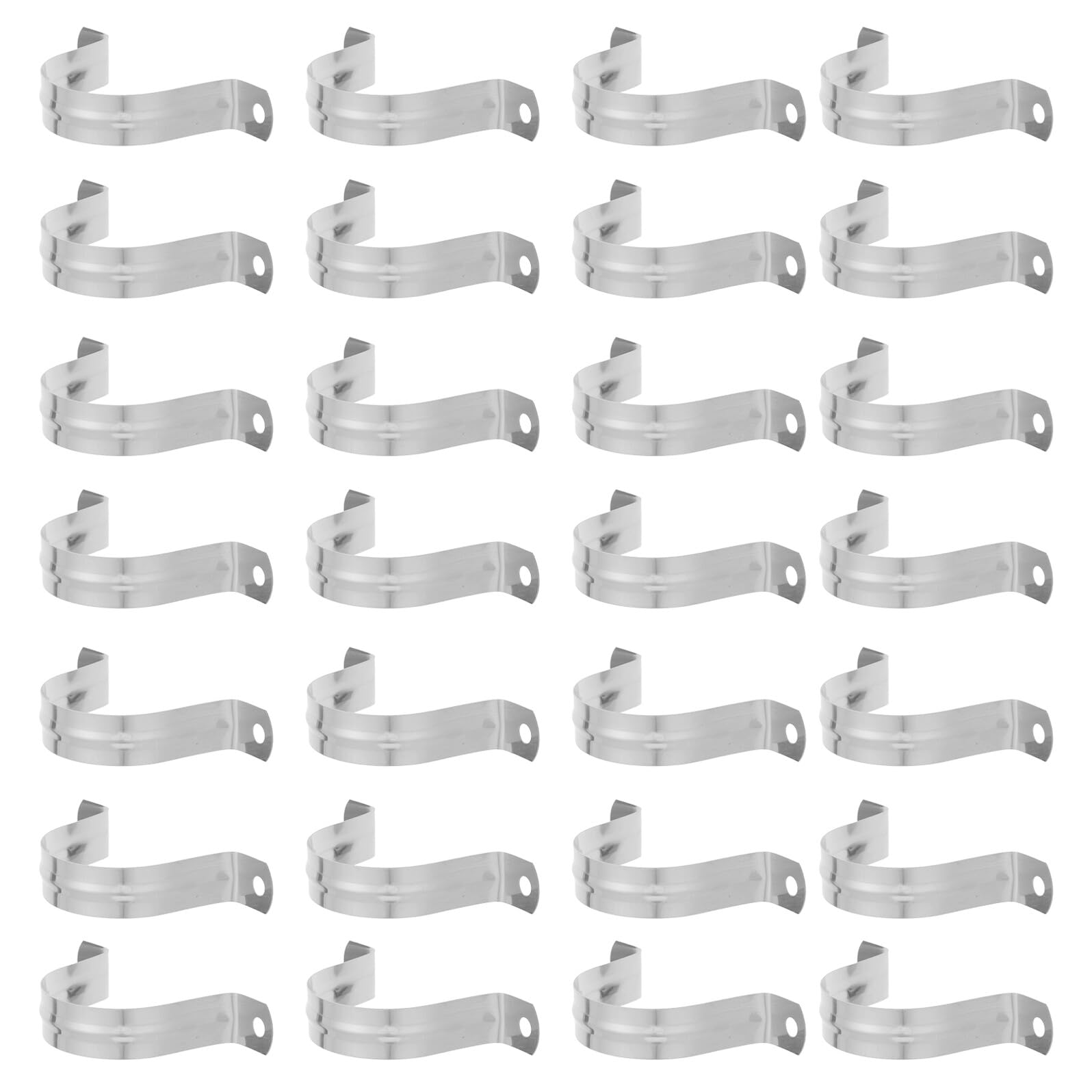 Colliers de serrage en U 50 mm Anneome en acier inoxydable pour tubes et câbles