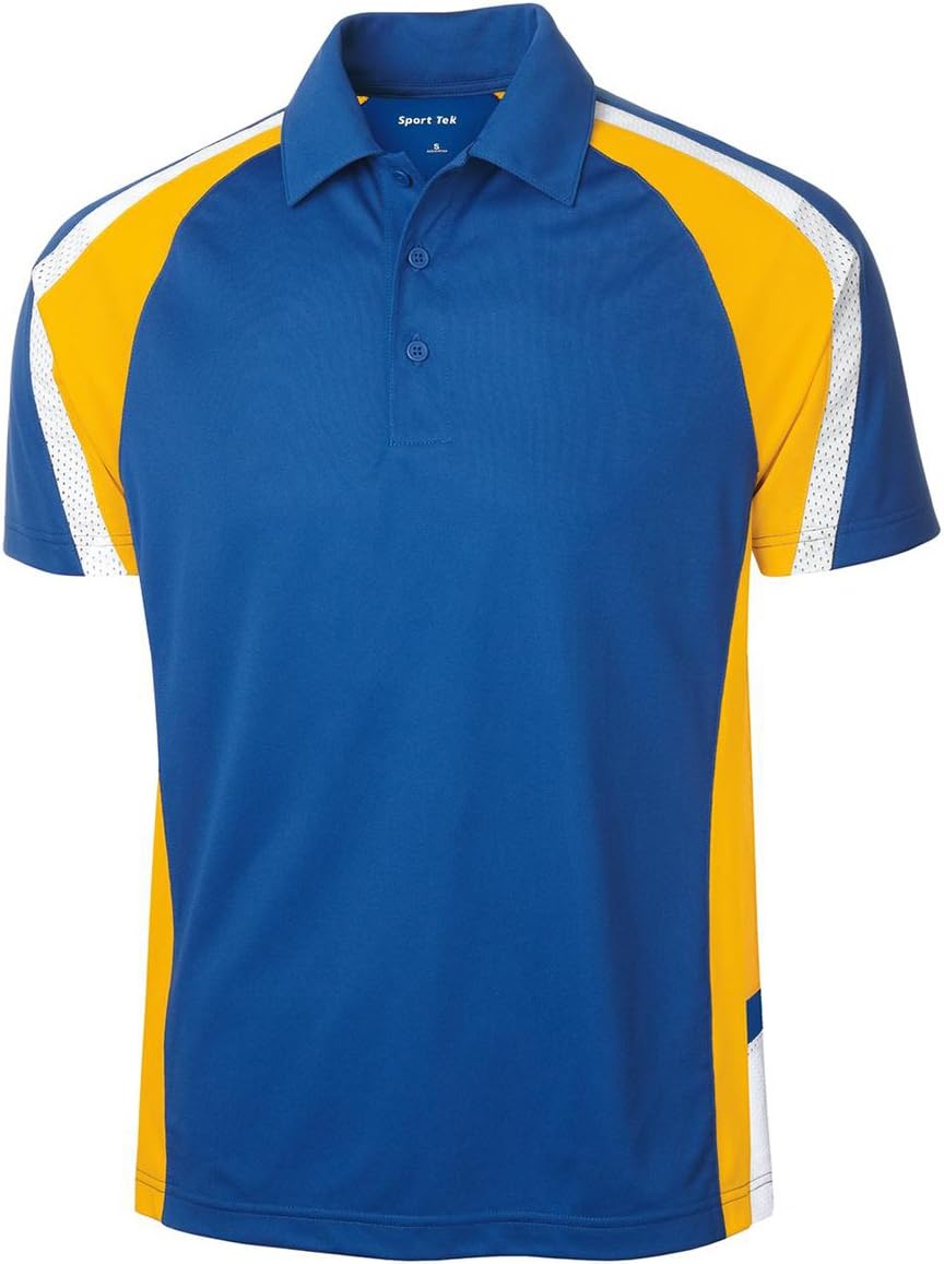 SPORT-TEKMen's Tricolor Micropique Sport Wick Polo