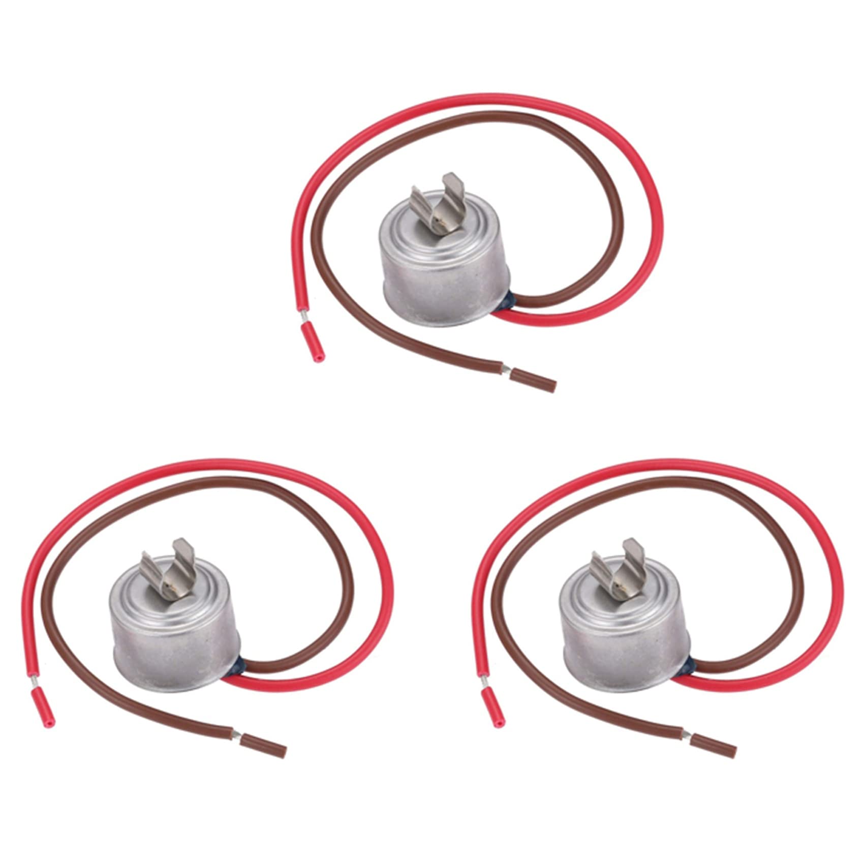 Jnchdghwa Silver 3X 4387503 Refrigerator Defrost Thermostat Replaces Wp4387503 343917 61002113 Ps11742474 Ap6009317 For,