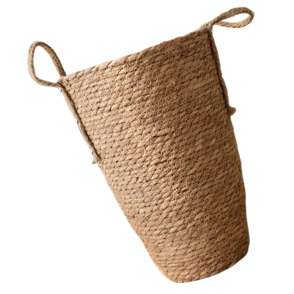 DOITOOL Handgeflochtener Strohkorb Blumentopf für Zimmerpflanzen, Dekorativ