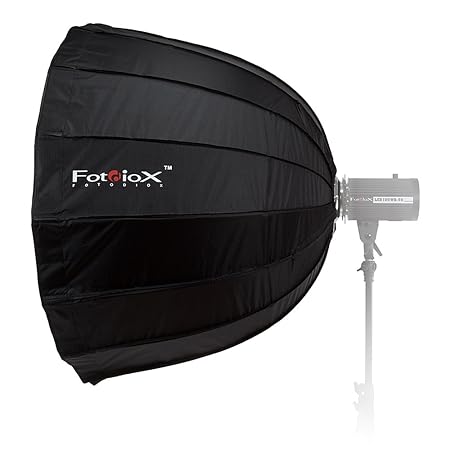 Fotodiox Deep EZ-Pro 36in (90cm) Parabolic Softbox - Quick Collapsible Softbox with Elinchrom Speedring for Elinchrom and Compatible