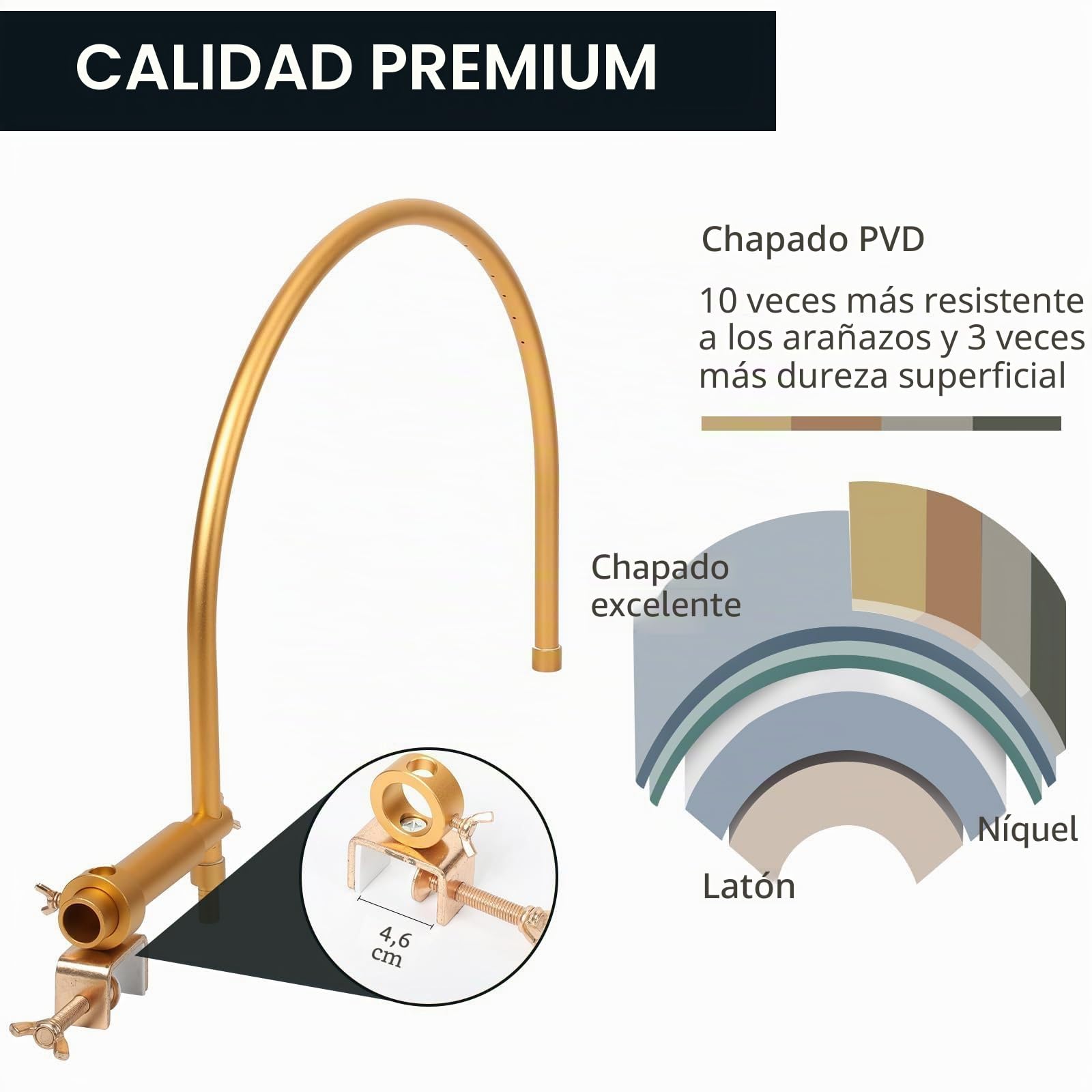 Head Spa Marco de Circulación de Agua, Cabezal de SPA para Terapia de Agua, Marco de Equipo de Spa Head 180° Ajustable, Cascada de Marco de Salida de Agua para Terapia de Agua Equipo Salón de Masajes