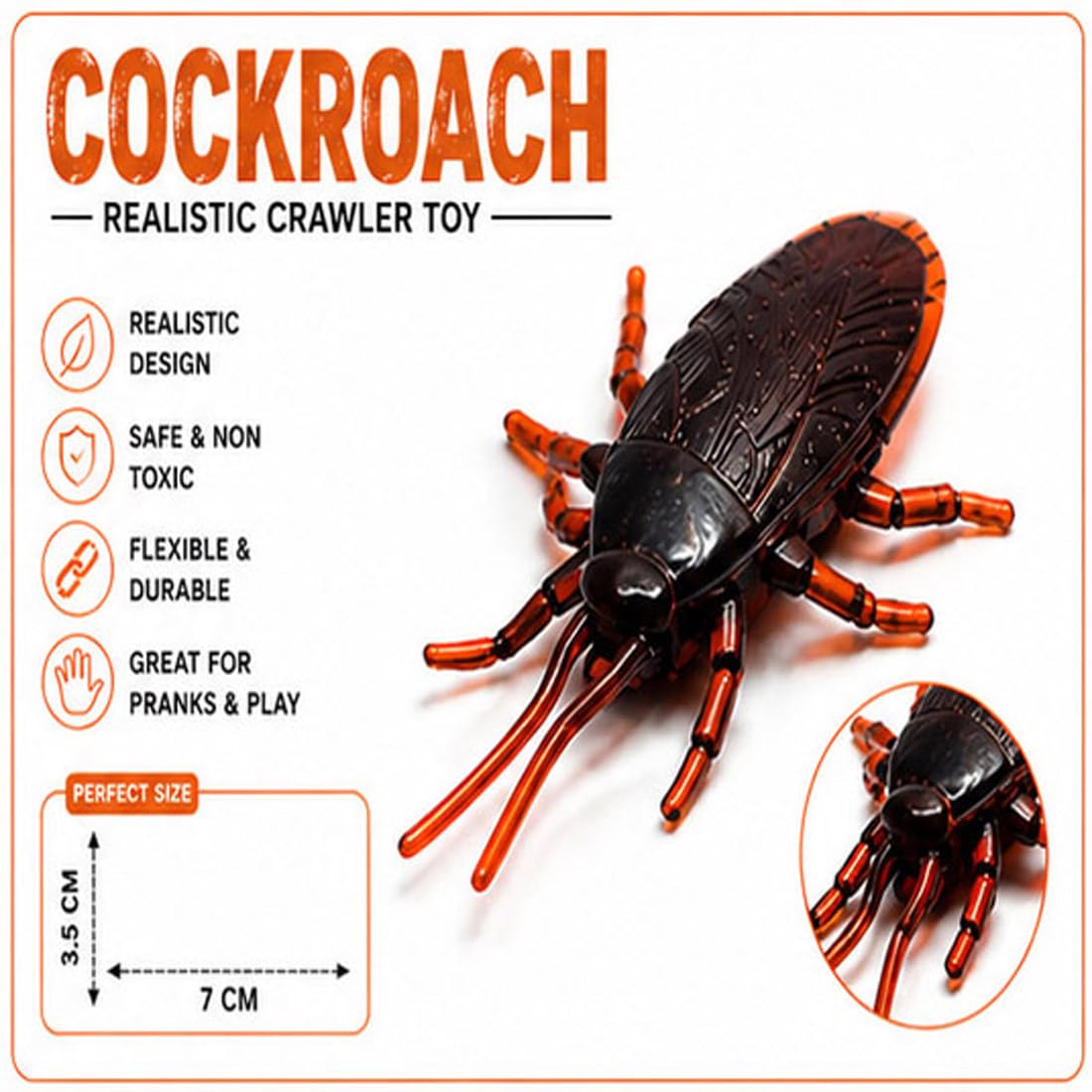 Buy VEDY Mini Crocodile Gag Toys with Spider, Ant, Scorpion