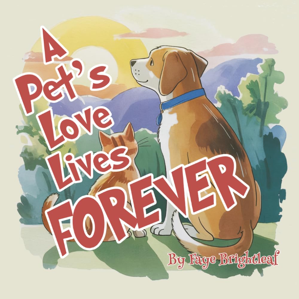 A Pet's Love Lives Forever: A Children's Picture Book About Loss and Illustrated Kids Book about Losing a Pet