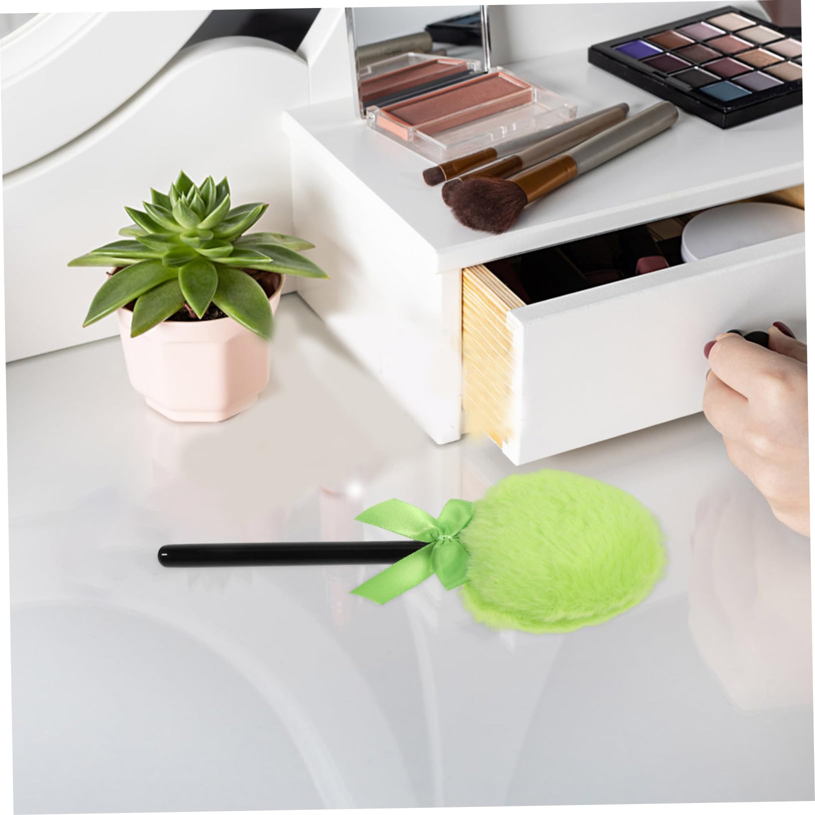 Beavorty 5 Set Di Pennelli Per Il Trucco Di Applicatore Per Fard Per Donna Pennello Di Precisione Per Illuminante 2 Pezzi*5