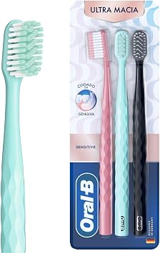 Escova de Dente Oral B Iconic Premium 3 Unidades - Azul