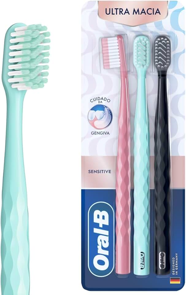 Oral B Iconic Premium, escova de dentes, 3 unidades
