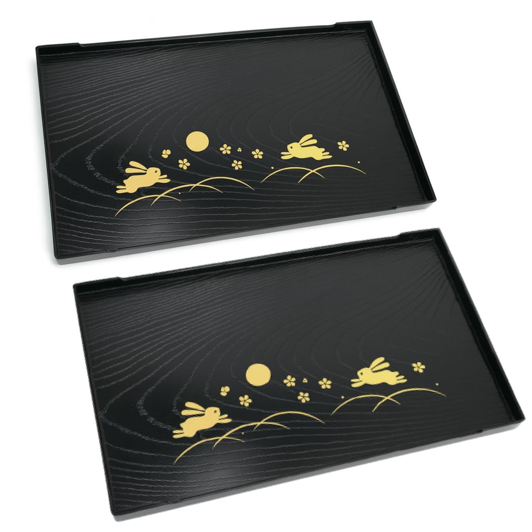 Amazon.com: JapanBargain, Set of 2 Japanese Lacquered Serving