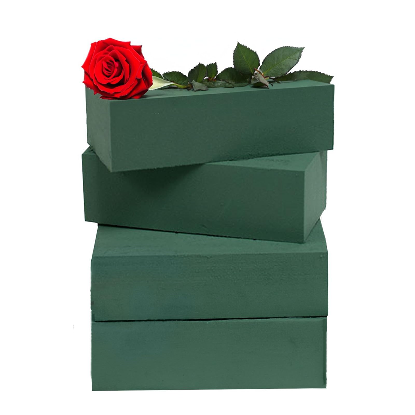 Pack 4 Floral Foam Blocks Wet Brick 23x11x7cm | Unlock Endless Floral Possibilities with Premium Florist Foam Blocks | Weddings, Funerals, Indoor & Outdoor Display | Ideal Flower Foam Block.