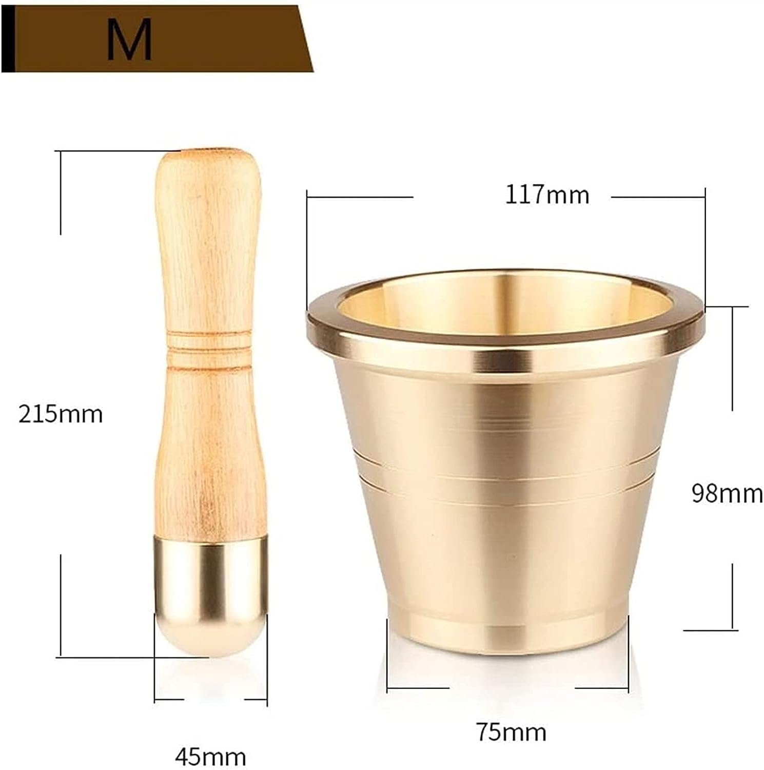 Mortar and Pestle Set Mortar and Pestle Mortar and Pestle Sets 18/8 Stainless Steel Spice Grinder Garlic Masher Grinder Grinding