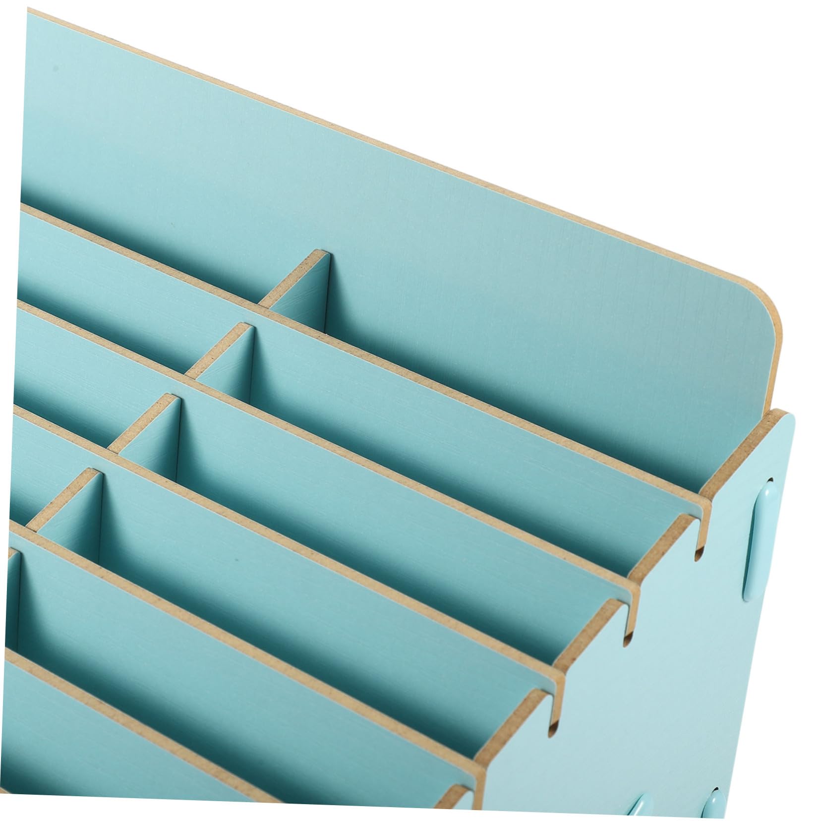 Veemoon Caja de Almacenamiento de Madera y Diseño Rústico para Teléfono Celular para Organización Compartimentos Múltiples en Sala y Dormitorio
