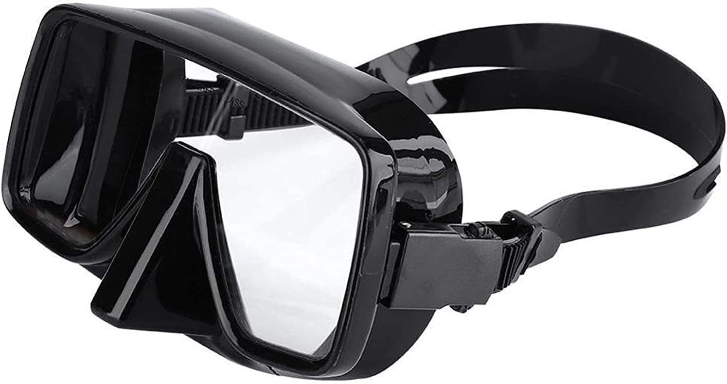 Diving Masks Snorkelling Mask Anti-Fog Silicone Underwater Scuba Swimming Glasses HD Non-Polarized Diving Goggles Swimming Equipment for Adult