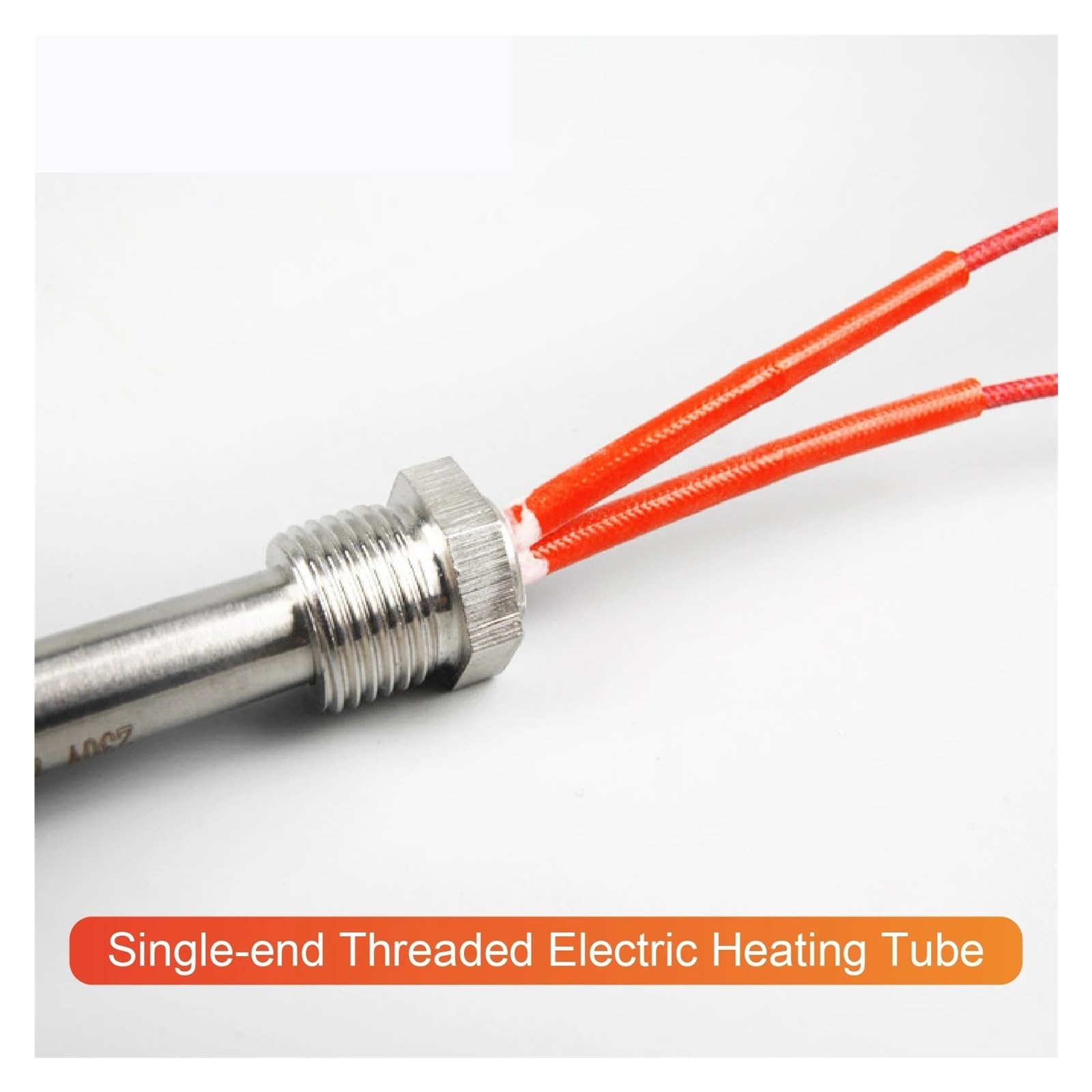 Riscaldatore ad immersione filettato a testa singola 220V | G1/2 Tubo di Riscaldamento Elettrico Radiatore Serbatoio Acqua Caldaia Asta Riscaldante 500-3000W(16-400-3000W)