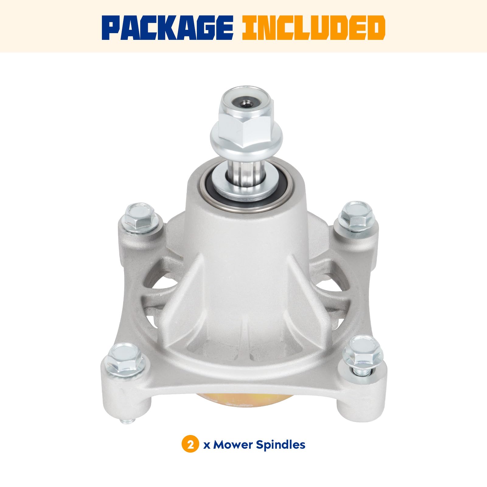 AEagle Mandril de husillo para cortacésped 604214 para Hustler 36 42 52 pulgadas Raptor Limited 2 unidades