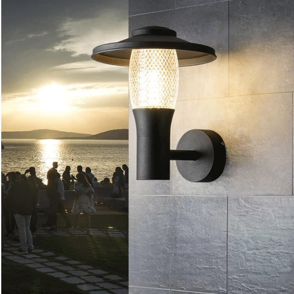 NATWEE Applique extérieure LED étanche Porte Avant Lampe Villa Jardin terrasse éclairage Mur extérieur Balcon extérieur Cour Porte Lampe It's So Kind of You