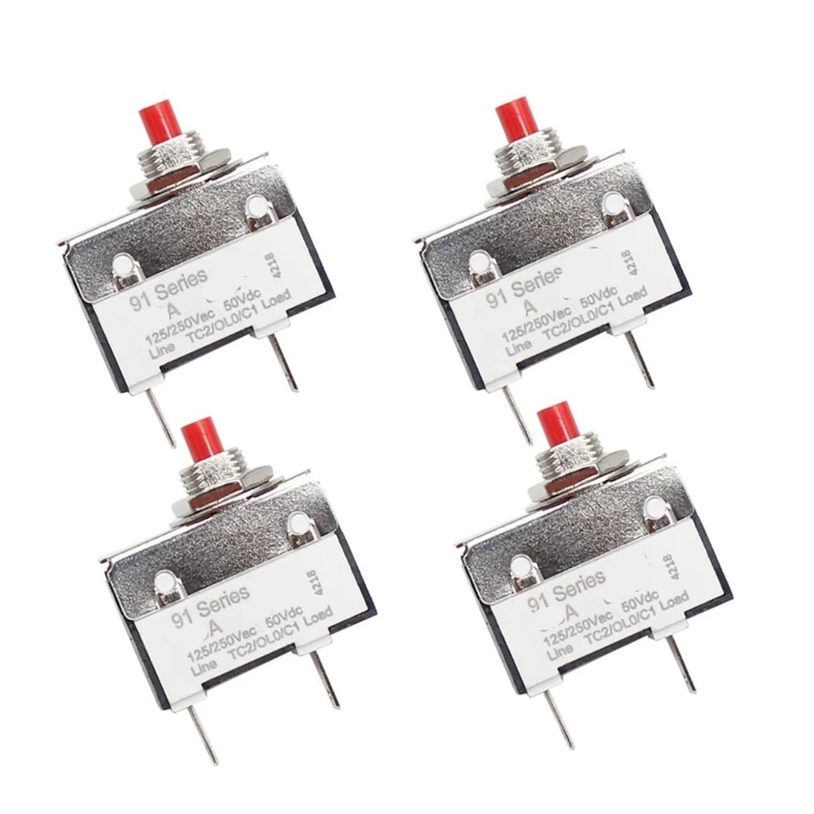 AARTERZZA Series 91 Surge Protector, 4 Units, 6A Electric Circuit Breaker